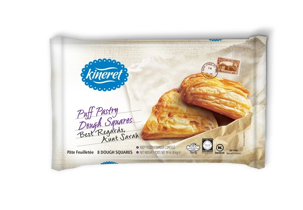 slide 1 of 1, Kineret Ready-To-Bake Puff Pastry Dough Squares, 16 oz