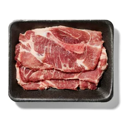 Fresh from Meijer All Natural Bone-In Pork Shoulder Thin Cut Blade Steak