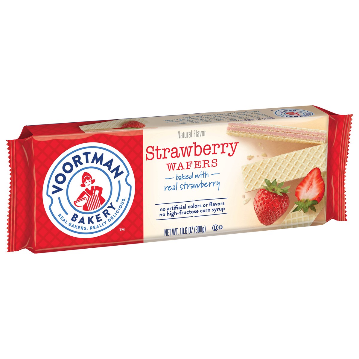 slide 7 of 8, Voortman Bakery Strawberry Wafers 10.6 oz, 10.6 oz
