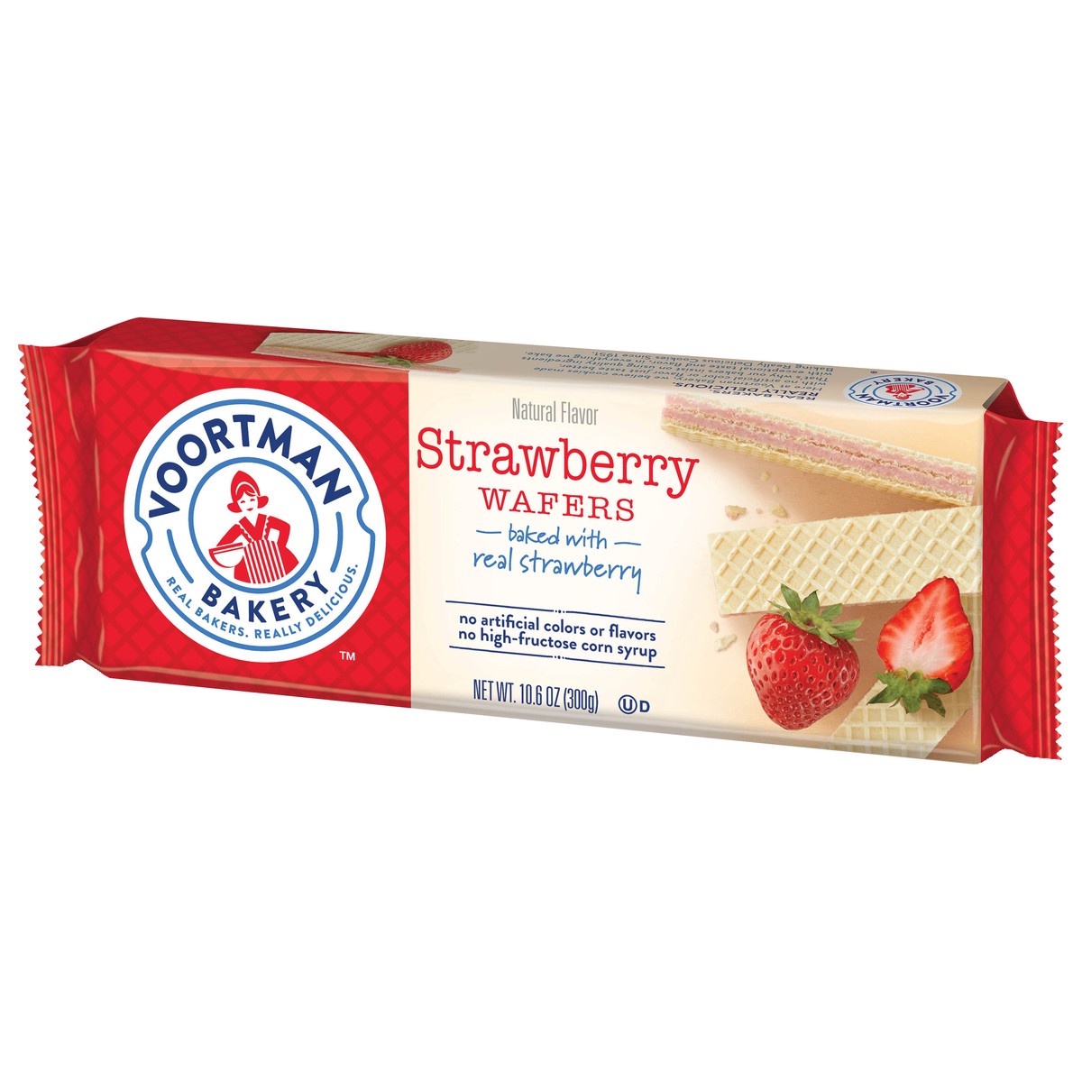 slide 3 of 8, Voortman Bakery Strawberry Wafers 10.6 oz, 10.6 oz