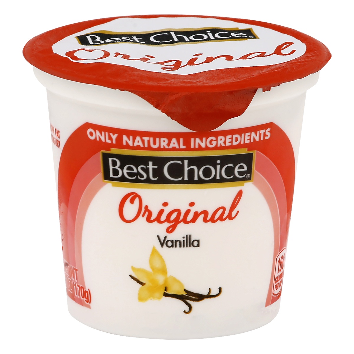 slide 1 of 1, Best Choice Original Yogurt Vanilla, 6 oz