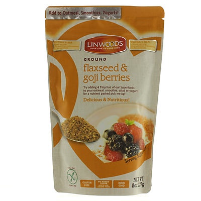 slide 1 of 3, Linwoods Ground Flaxseed & Goji Berries, 8 oz