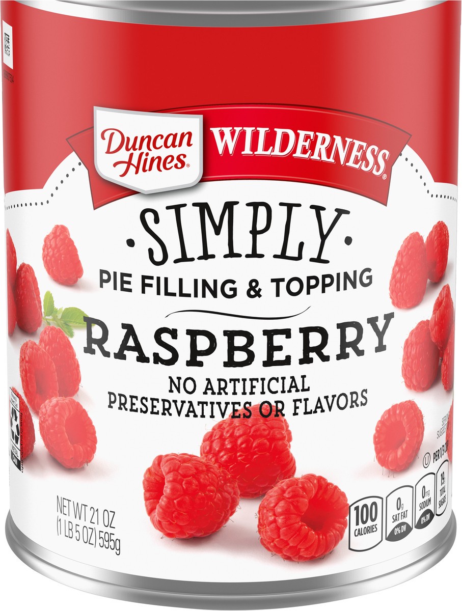 slide 5 of 7, Duncan Hines Wilderness Simply Raspberry Pie Filling & Topping 21 oz, 21 oz