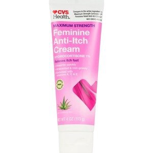 slide 1 of 1, CVS Health Maximum Strength Feminine Anti-Itch Cream, 4 Oz, 1 ct