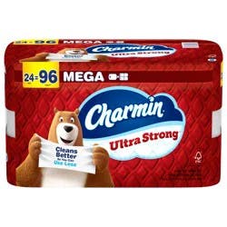 Charmin Ultra Strong Toilet Paper - 24 Mega Rolls
