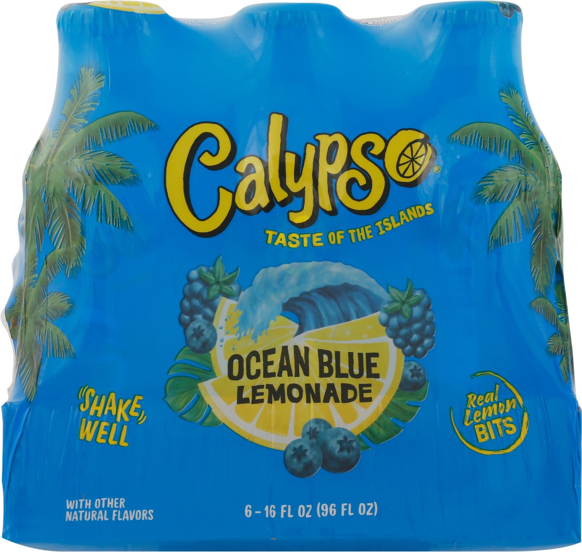 slide 9 of 11, Calypso Ocean Blue Lemonade, 6Pk, 16 fl oz