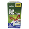 slide 2 of 9, Meijer Tall Kitchen Drawstring Bags Premium Flex Fresh Scented, 13 gal, 90 ct