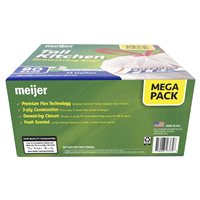 slide 7 of 9, Meijer Tall Kitchen Drawstring Bags Premium Flex Fresh Scented, 13 gal, 90 ct