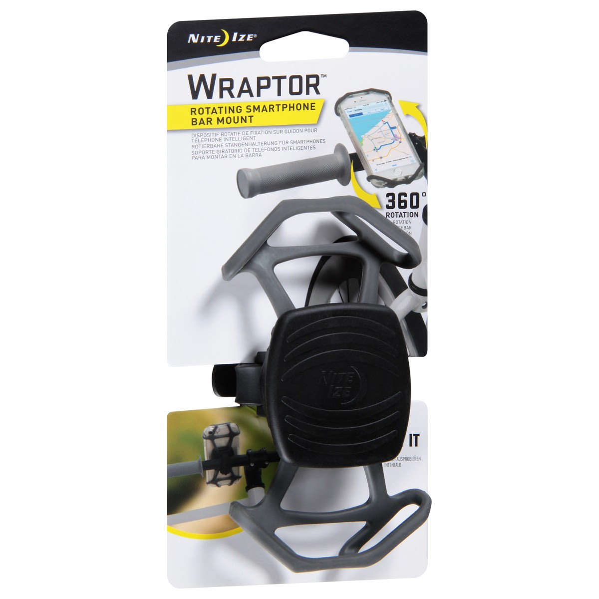 slide 6 of 11, Nite Ize Wraptor Rotating Smartphone Bar Mount 1 ea, 1 ea