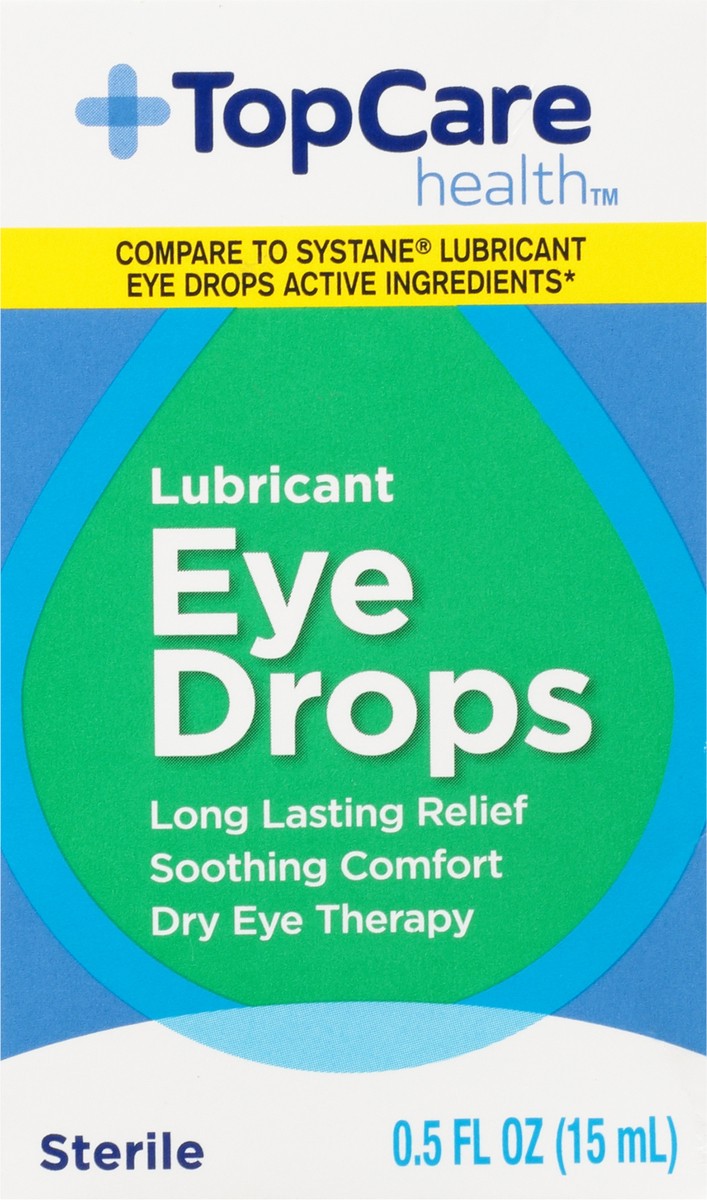 slide 11 of 15, TopCare Health Lubricant Eye Drops 0.5 fl oz, 0.5 fl oz