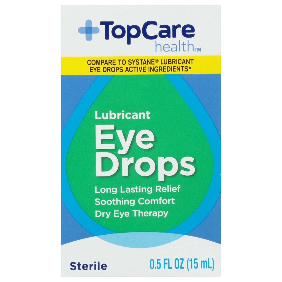 slide 7 of 15, TopCare Health Lubricant Eye Drops 0.5 fl oz, 0.5 fl oz