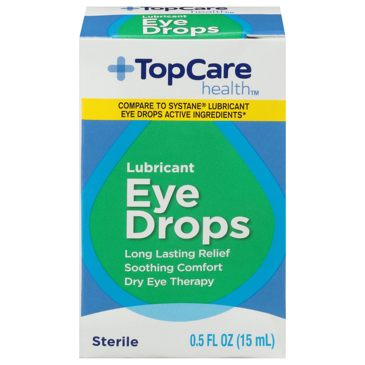 slide 14 of 15, TopCare Health Lubricant Eye Drops 0.5 fl oz, 0.5 fl oz