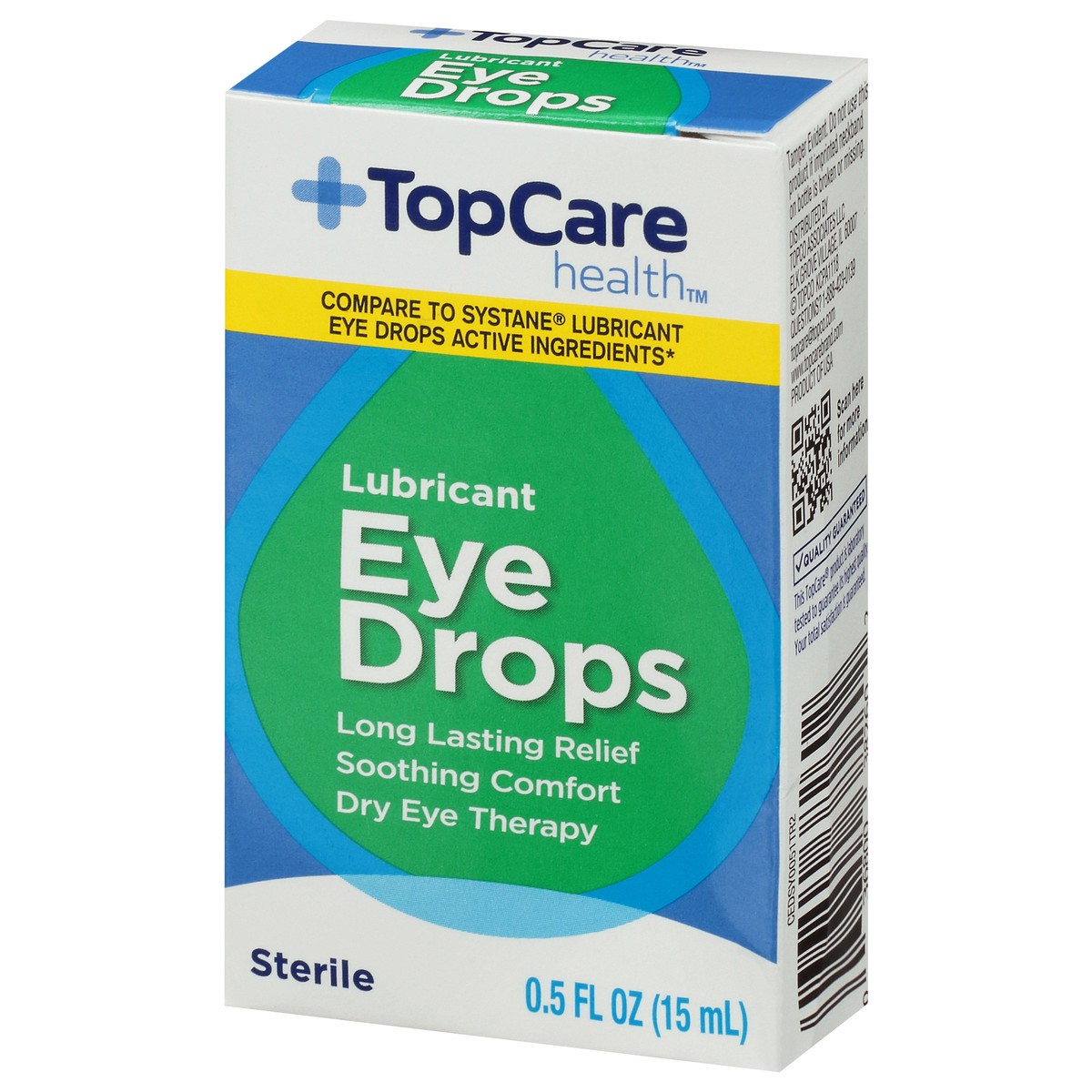 slide 4 of 15, TopCare Health Lubricant Eye Drops 0.5 fl oz, 0.5 fl oz