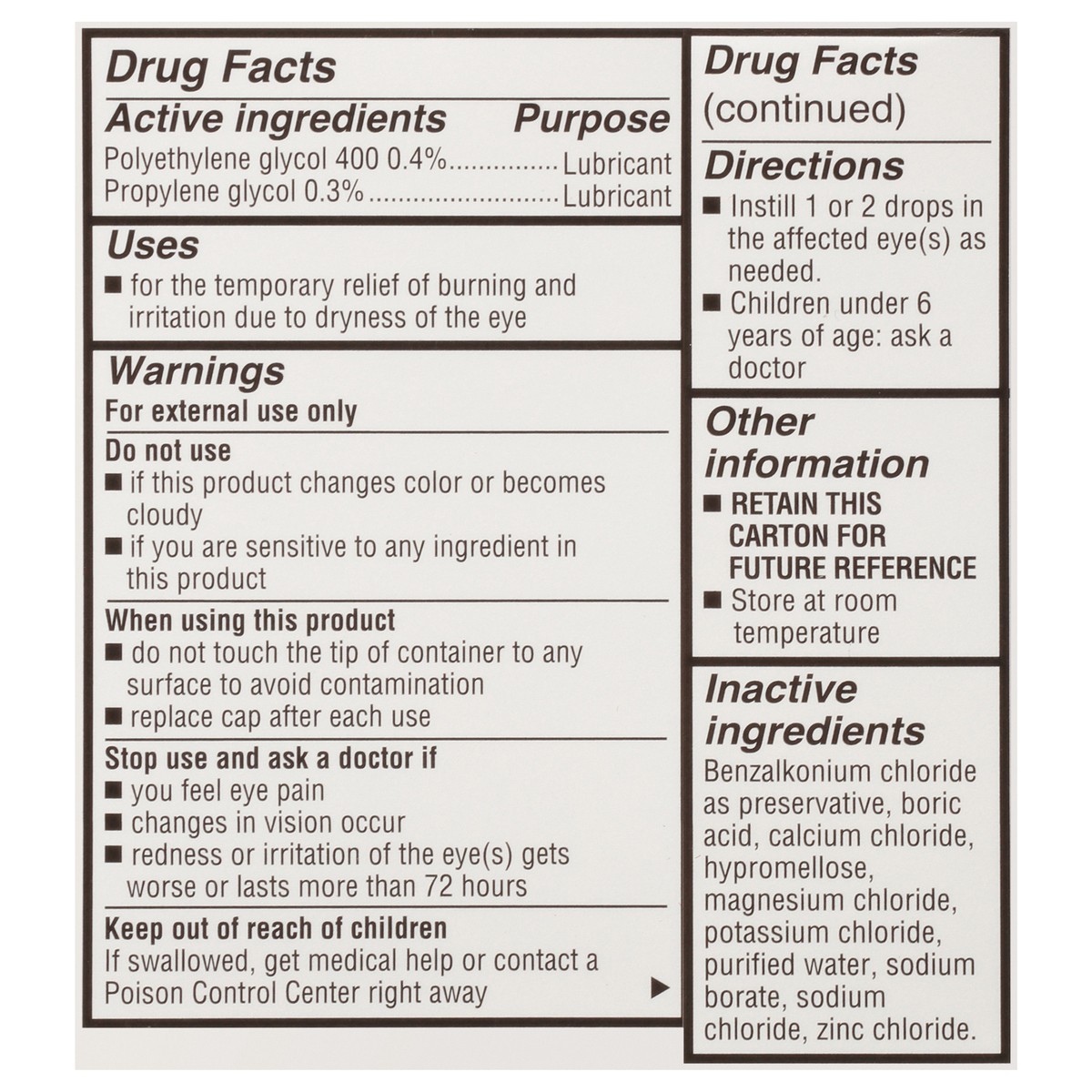 slide 6 of 15, TopCare Health Lubricant Eye Drops 0.5 fl oz, 0.5 fl oz