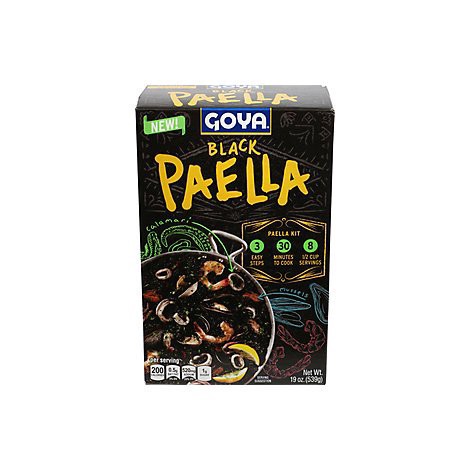 slide 1 of 1, Goya Black Paella - 19 Oz, 19 oz