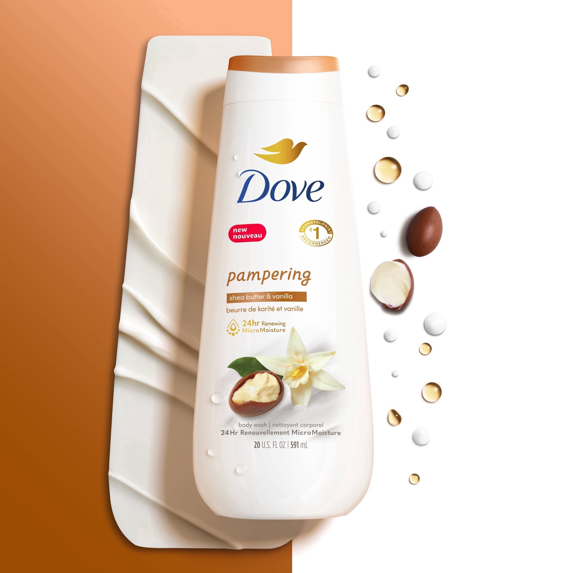 slide 33 of 52, Dove Purely Pampering Shea Butter And Warm Vanilla Body Wash, 22 oz