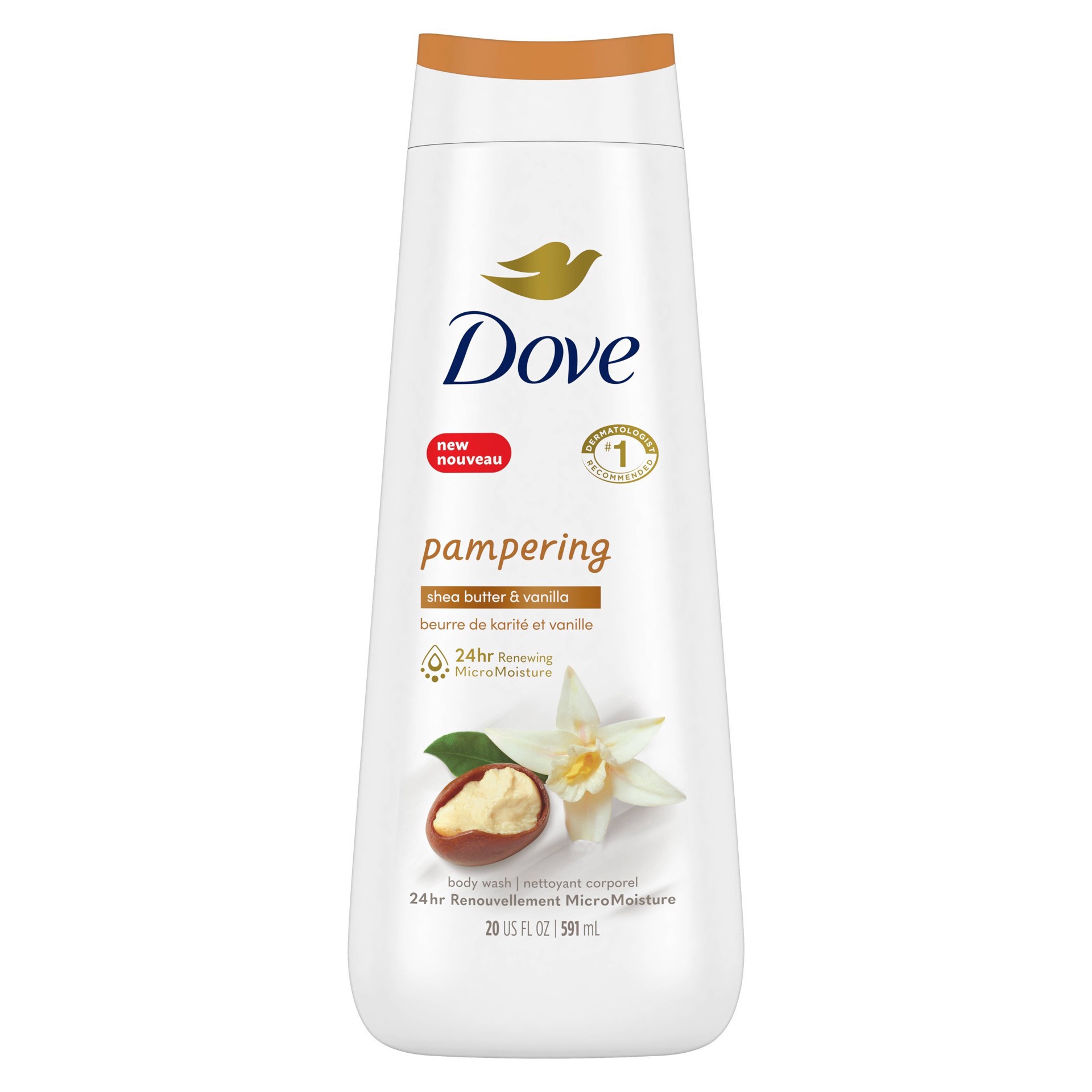 slide 42 of 52, Dove Purely Pampering Shea Butter And Warm Vanilla Body Wash, 22 oz
