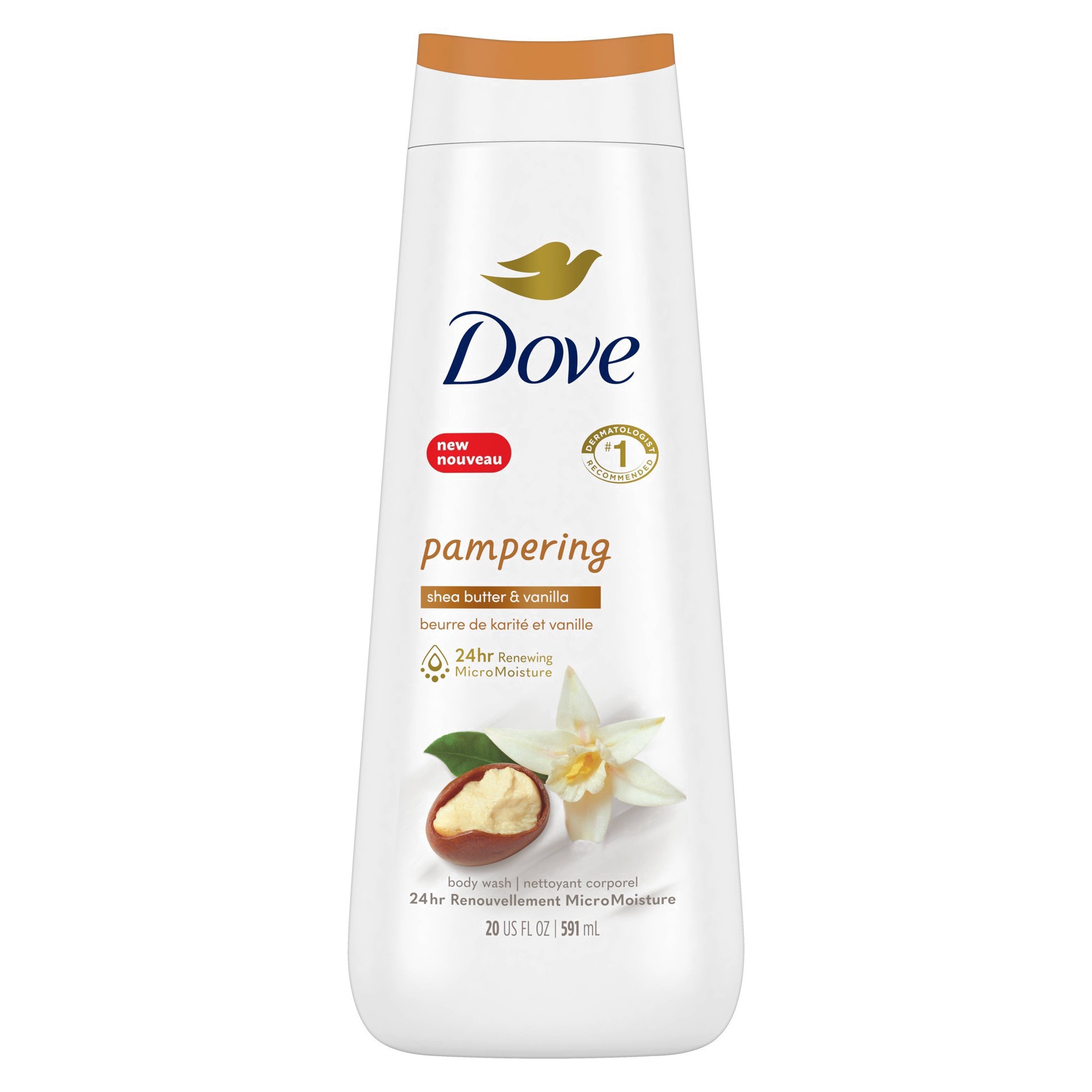 slide 43 of 52, Dove Purely Pampering Shea Butter And Warm Vanilla Body Wash, 22 oz