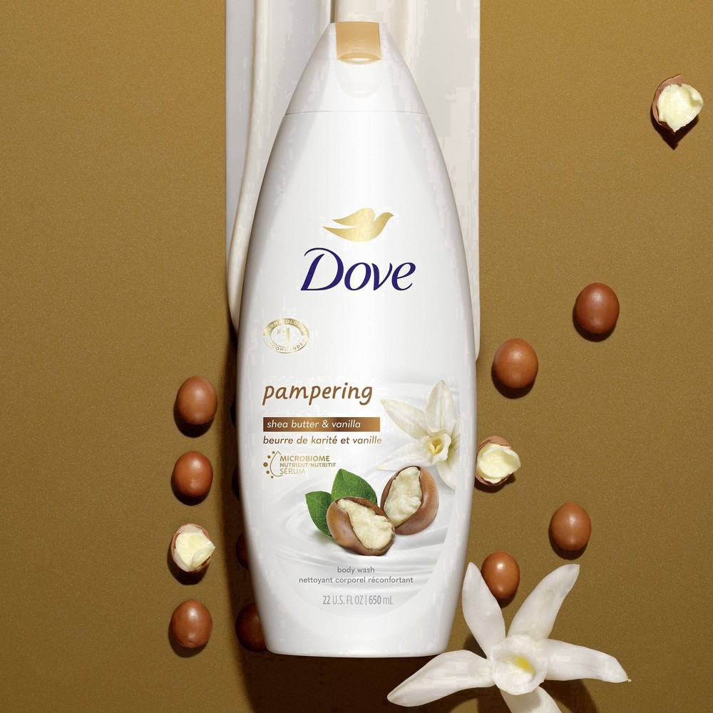 slide 2 of 52, Dove Purely Pampering Shea Butter And Warm Vanilla Body Wash, 22 oz