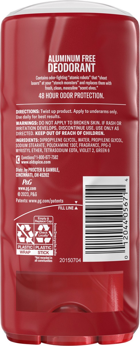 slide 7 of 7, Old Spice Aluminum Free Deodorant for Men, High Endurance Pure Sport, 3.4 oz, Twin Pack, 2 ct