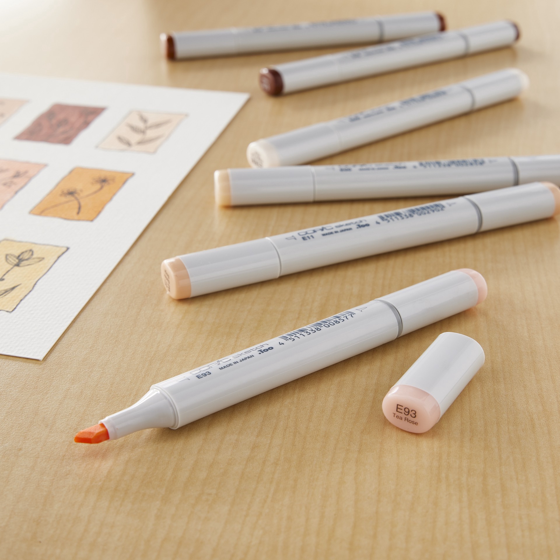 slide 3 of 3, Copic Skintones 1 Sketch Marker Set, 1 ct