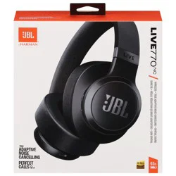 JBL Live Wireless Noise Cancelling Headphones - Black