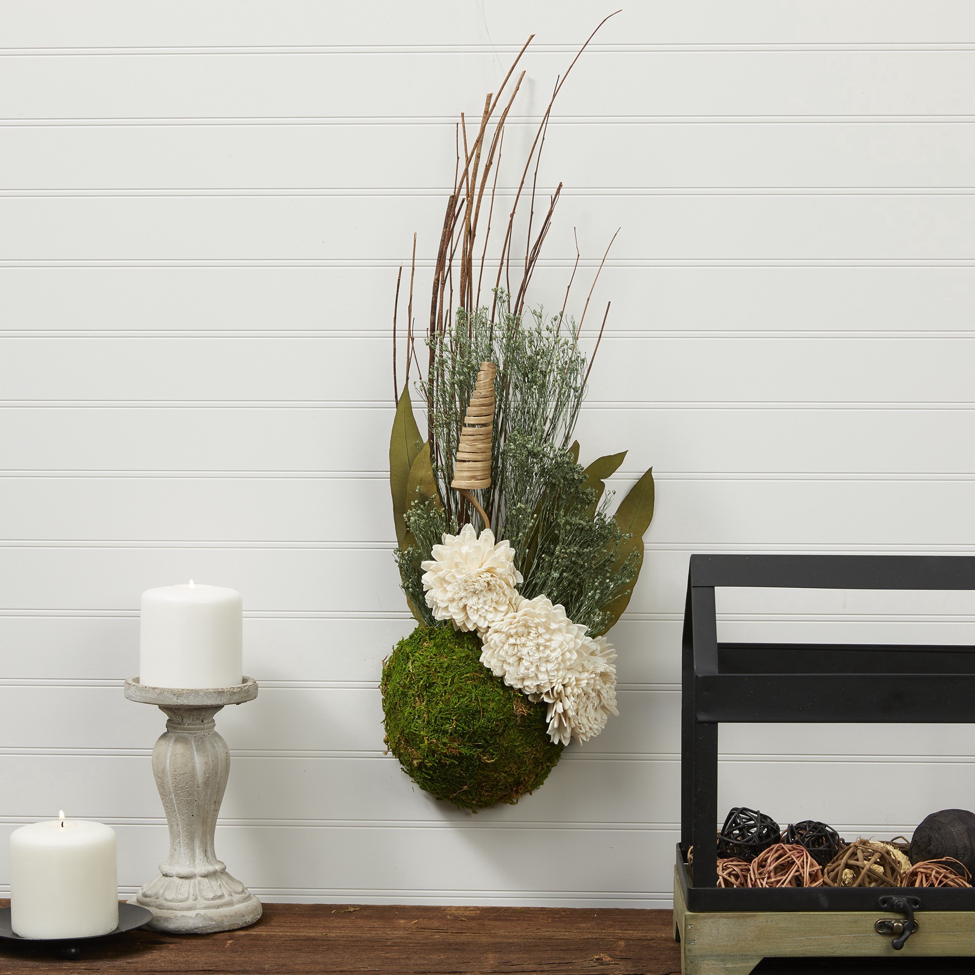 slide 2 of 8, Floracraft Dryfōm Ball Green, 3.8 in x 7.8 in