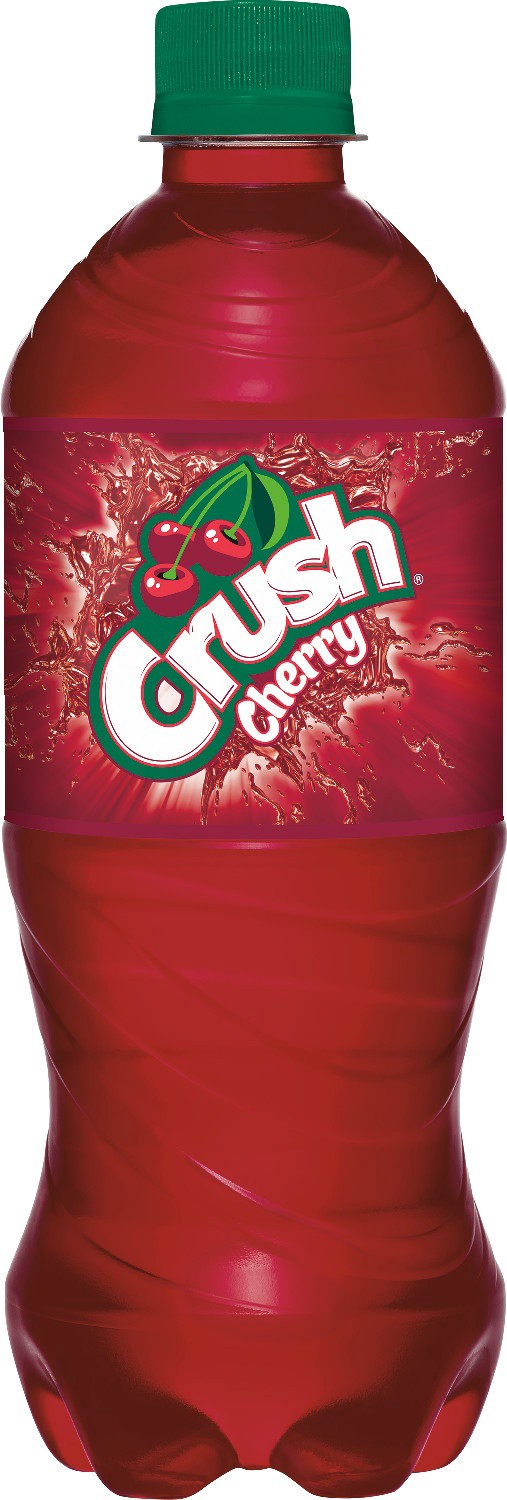 slide 1 of 2, Crush Cherry Soda, 20 fl oz bottle, 20 fl oz