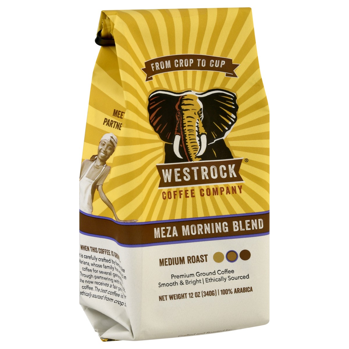 slide 7 of 9, Westrock Coffee Westrock Meza Morning Blend Medium Roast 100% Arabica Coffee - 12 oz, 12 oz