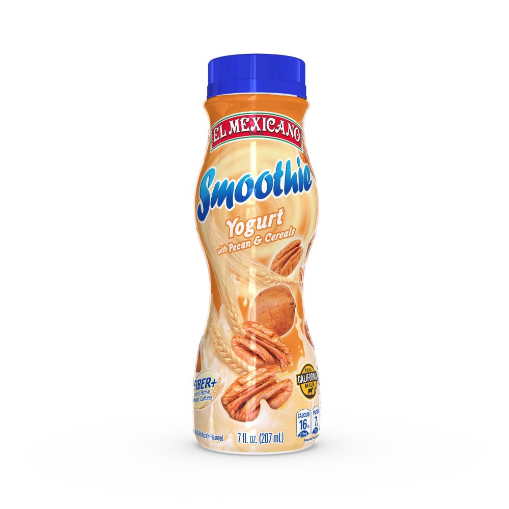 slide 2 of 2, El Mexicano Smoothie Yogurt with Pecan & Cereals 7 fl oz, 7 fl oz