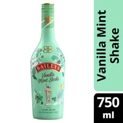 Bailey's Baileys Vanilla Mint Shake Limited Edition Cream Liqueur Bottle