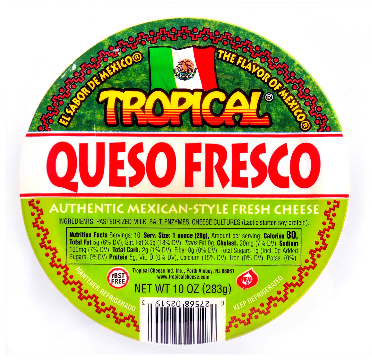 slide 1 of 1, Tropical Queso Fresco, 10 oz