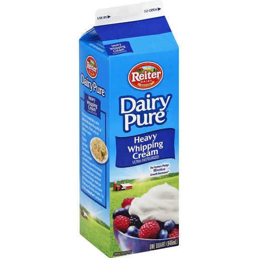 slide 2 of 2, Dairy Pure 36% Heavy Whipping Cream ESL Quart, 1 qt