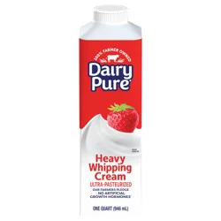 Dairy Pure Heavy Whipping Cream Ultra Pasteurized Qt