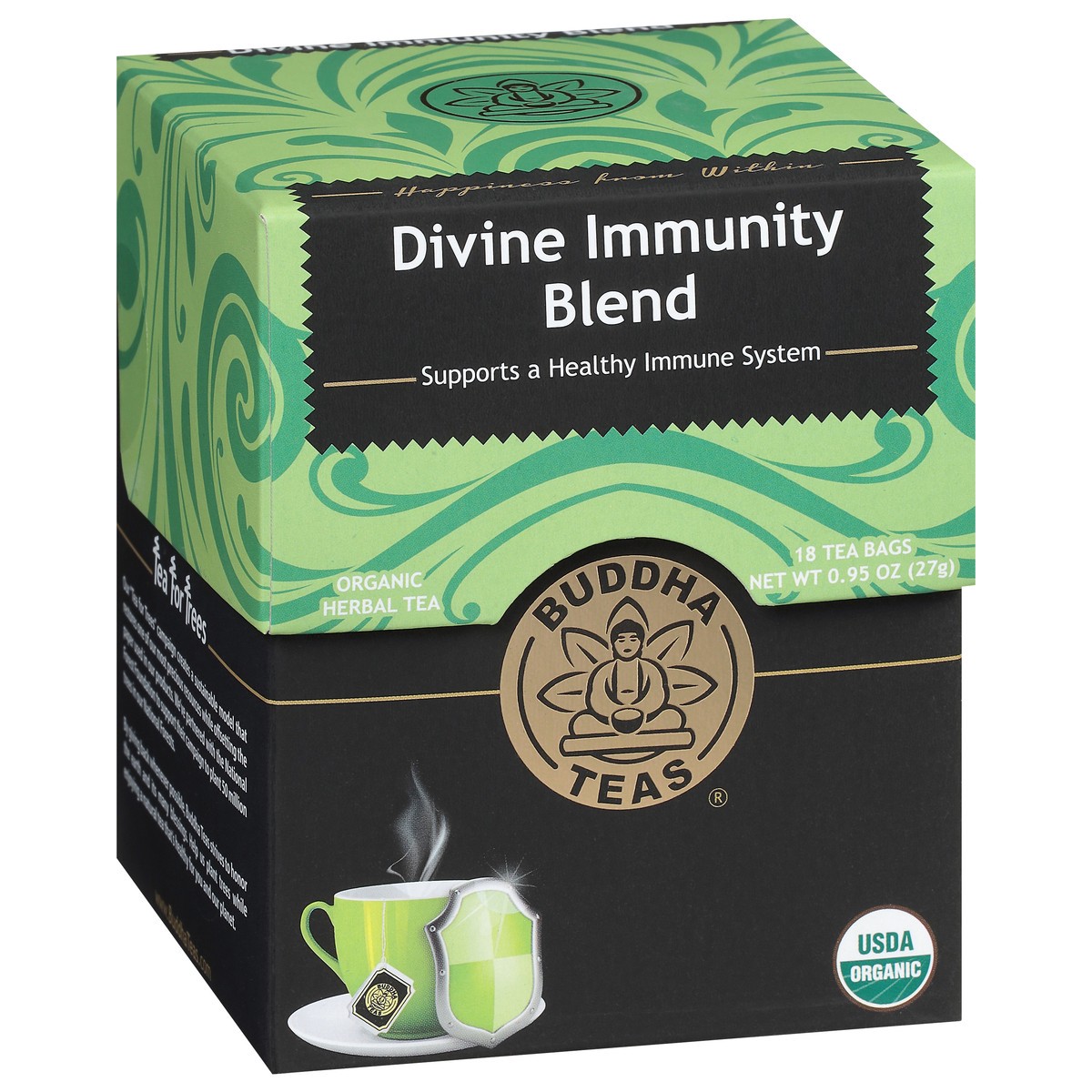 slide 4 of 9, Buddha Teas Immunity Divine Blend Tea- 18 ct, 18 ct