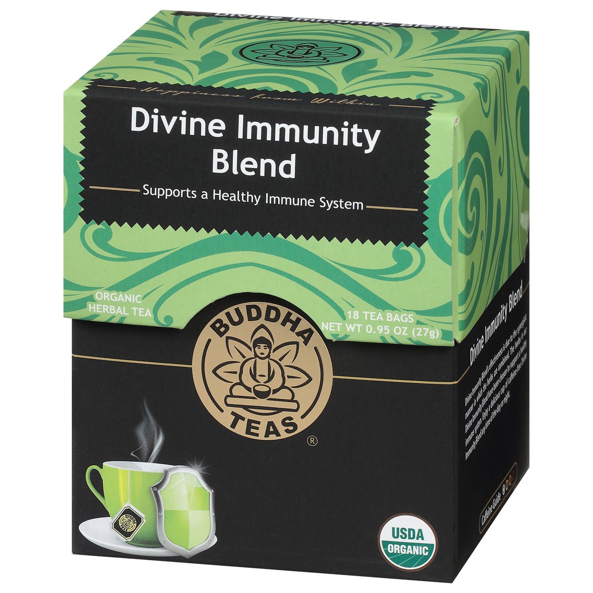 slide 5 of 9, Buddha Teas Immunity Divine Blend Tea- 18 ct, 18 ct