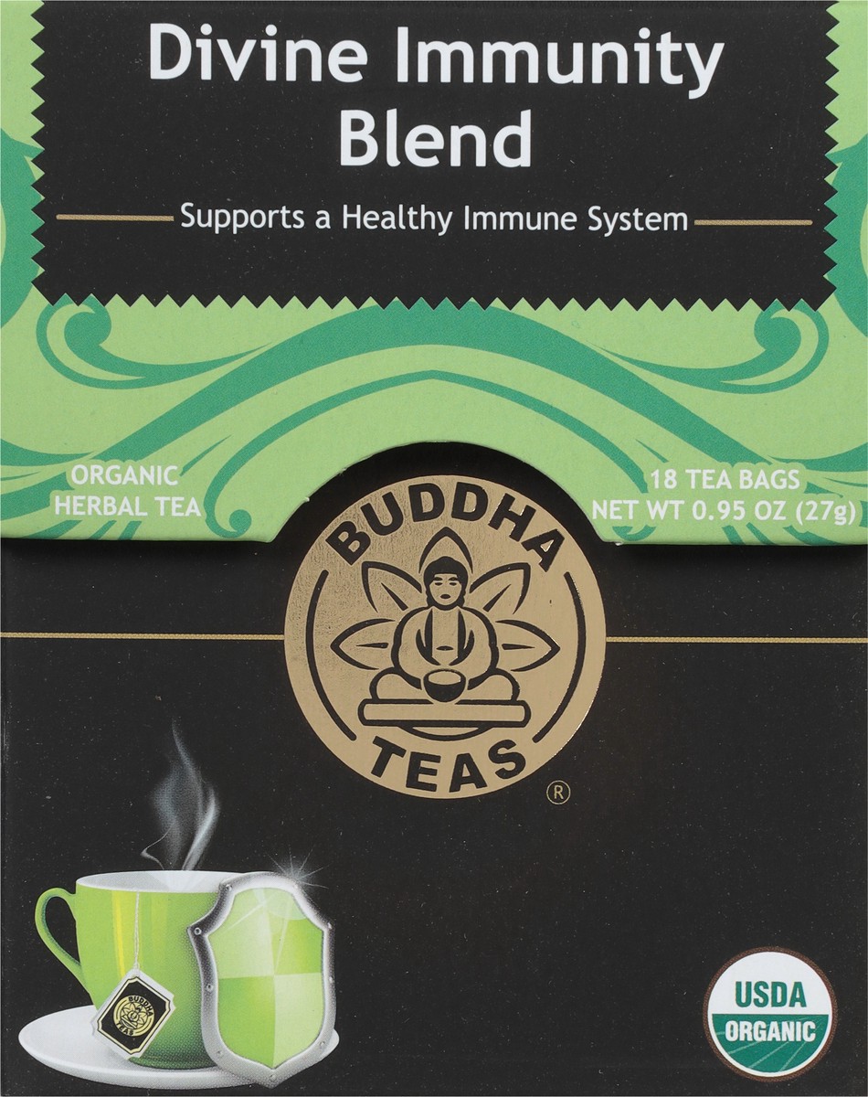 slide 2 of 9, Buddha Teas Immunity Divine Blend Tea- 18 ct, 18 ct
