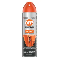 OFF! Sportsmen Insect Repellent 6, Active Sweat Resistant 15% DEET Mosquito Spray, 7.5 oz