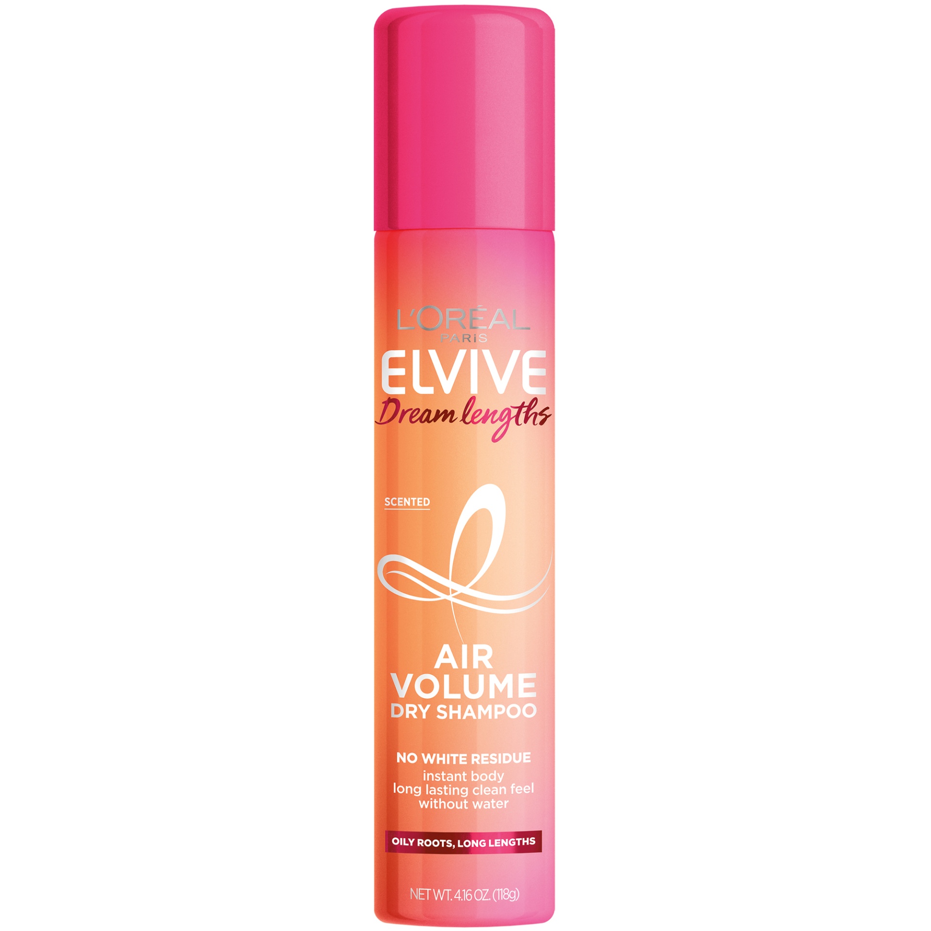 slide 1 of 1, L'Oréal Elvive Dream Lengths Air Volume Dry Shampoo, 4.16 oz