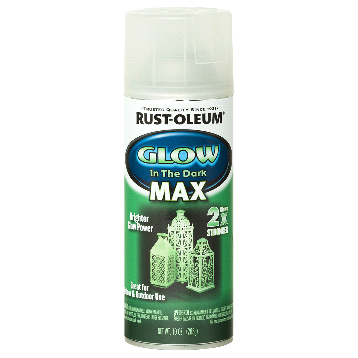 slide 1 of 5, Rust-Oleum Specialty Glow In The Dark MAX Spray Paint - 278733, 10 oz