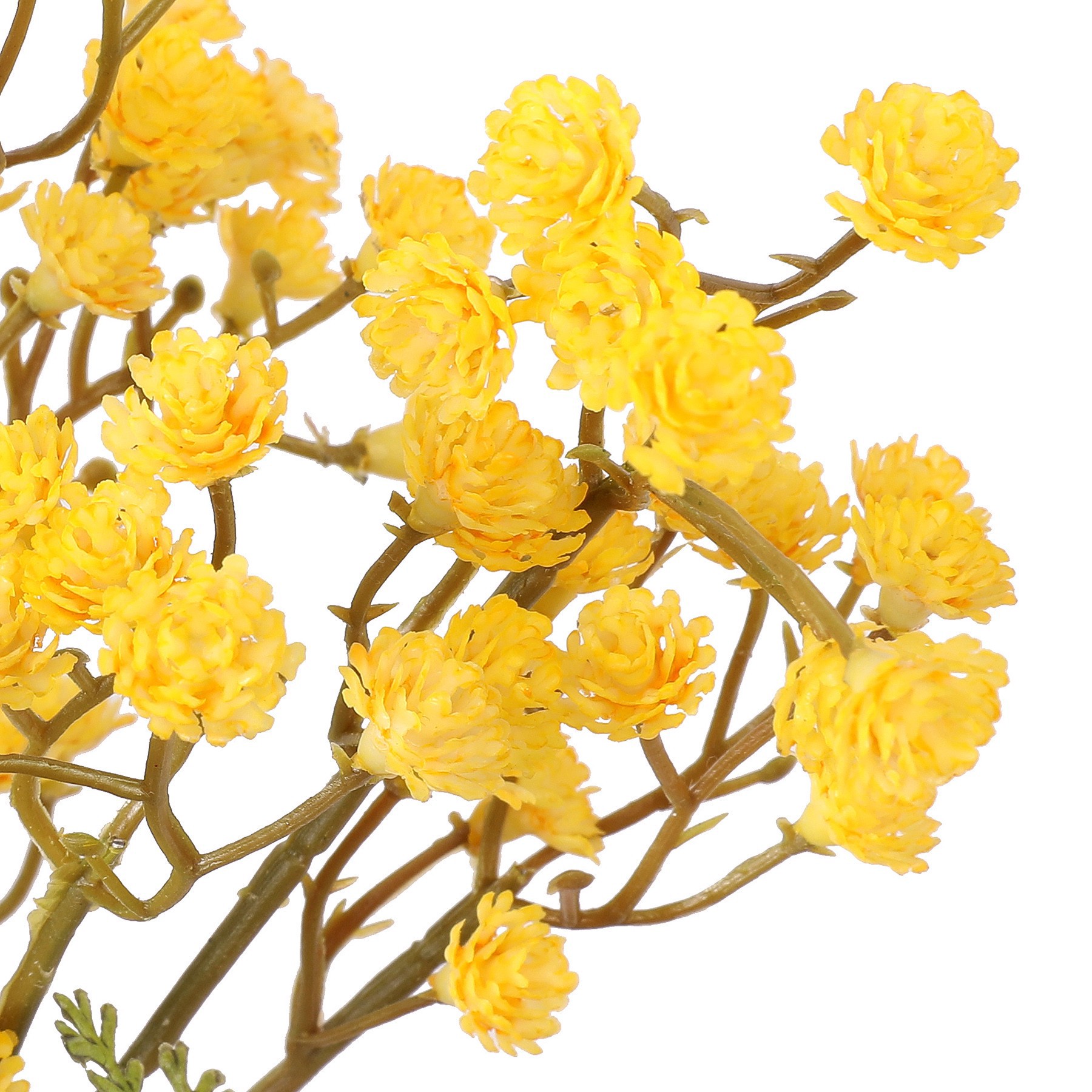 slide 2 of 2, 10.5" Yellow Baby's Breath Bush By Ashland, 10.5 in