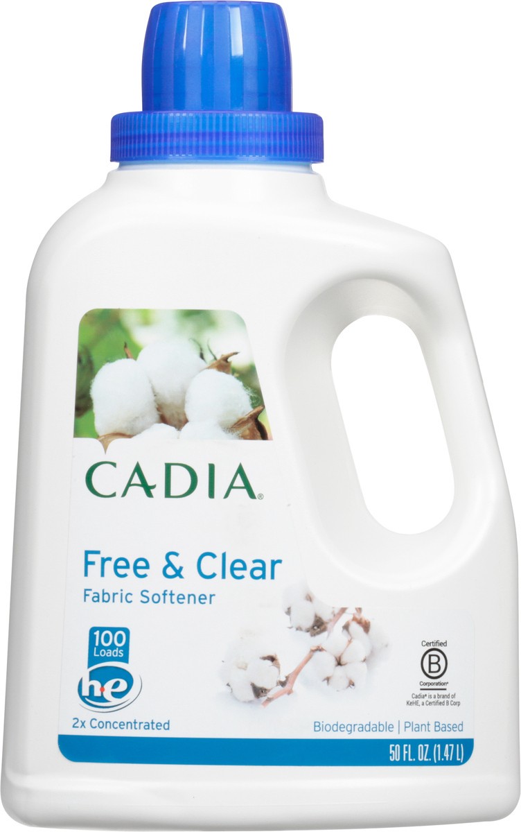 slide 13 of 13, Cadia Free & Clear Fabric Softener 50 fl oz, 50 fl oz