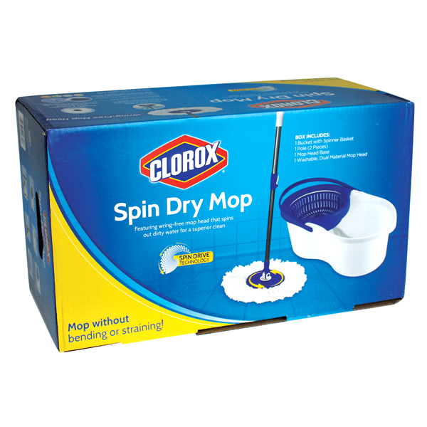 slide 1 of 1, Clorox Spin Dry Mop, 1 ct