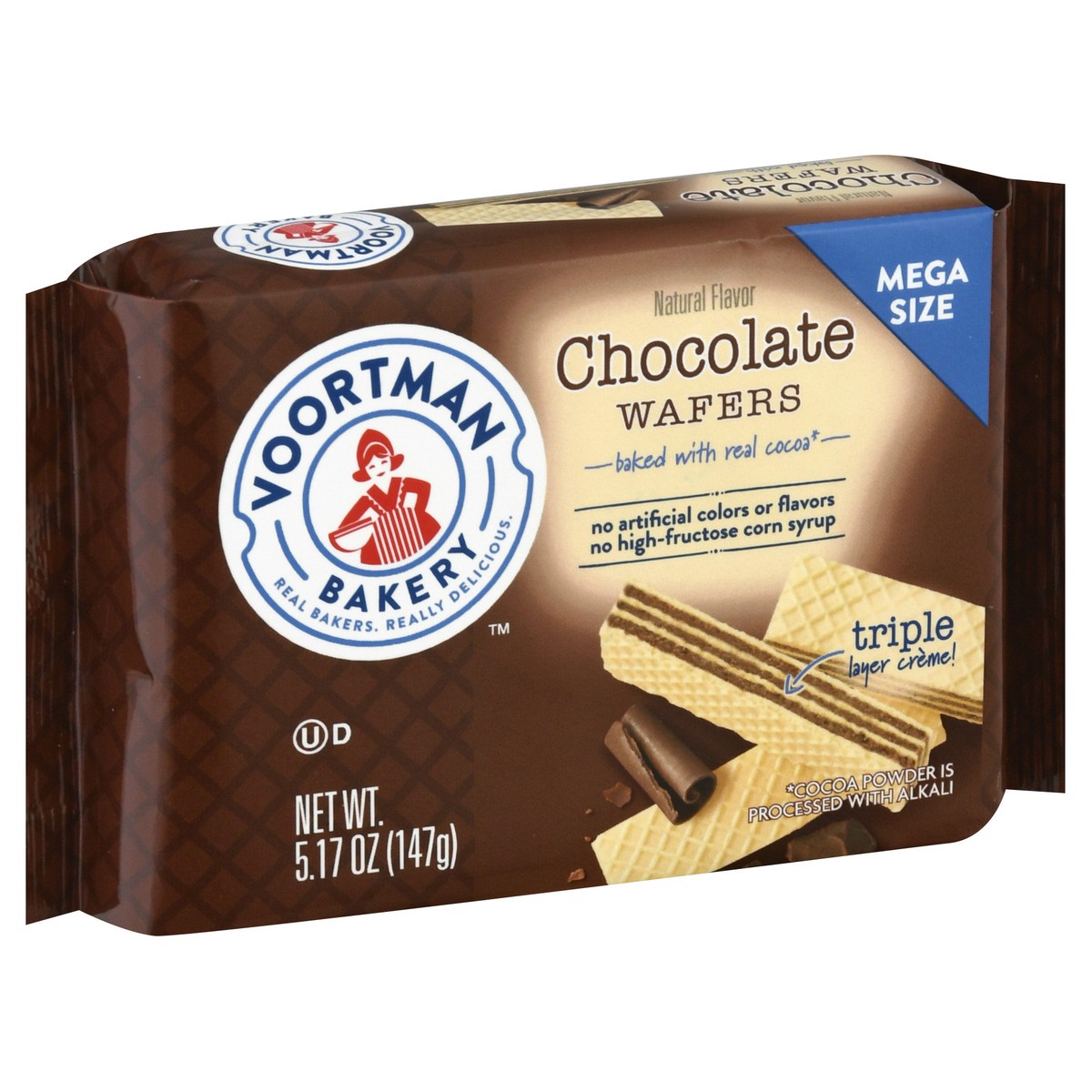 slide 3 of 10, Voortman Bakery Mega Size Chocolate Wafers 5.17 oz, 5.17 oz