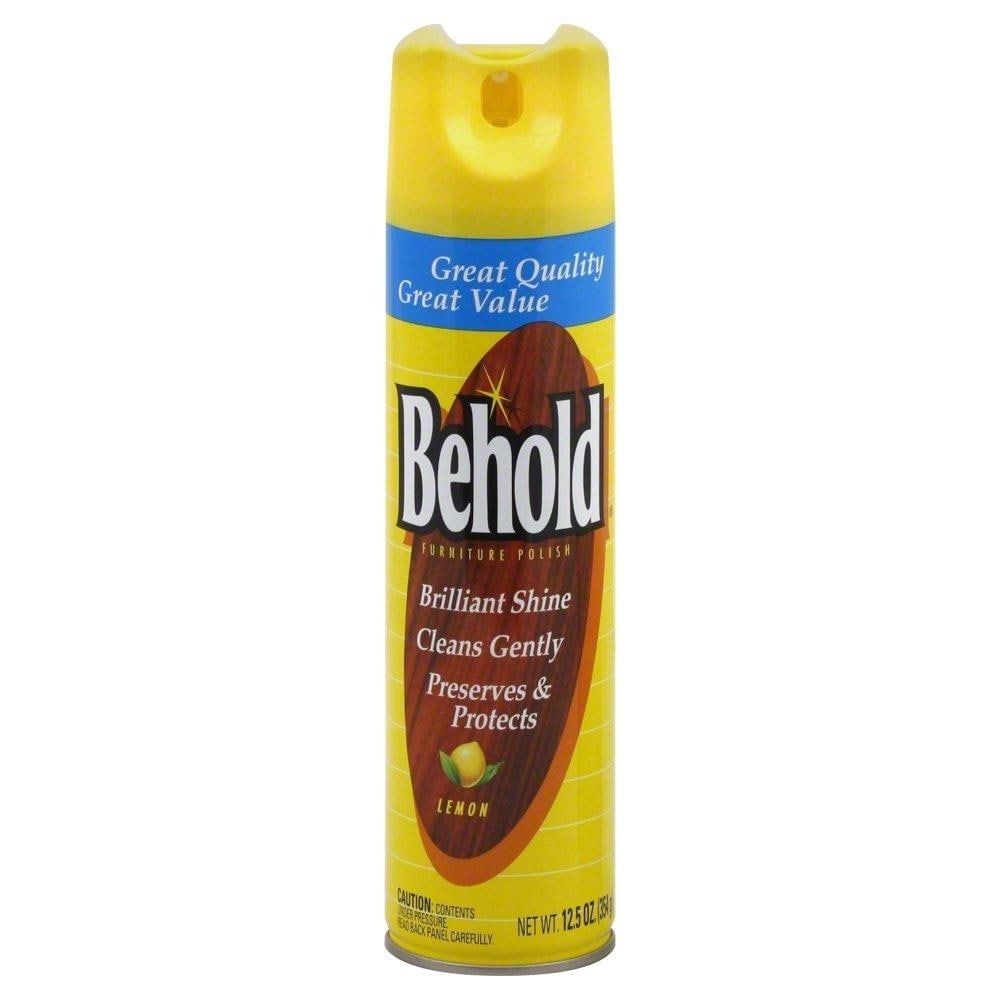 slide 1 of 1, Behold Lemon Furniture Polish, 12.5 oz