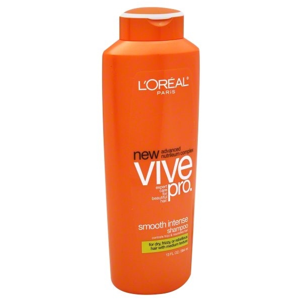 slide 1 of 1, L'Oréal Smooth Intense Shampoo for Dry, Frizzy, or Rebellious Hair with Medium Texture, 13 oz