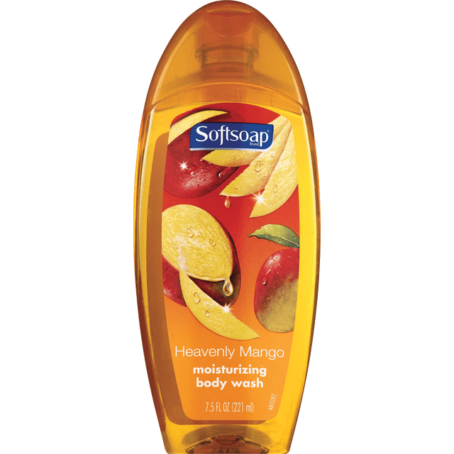 slide 1 of 1, Softsoap Heavenly Mango Moisturing Body Wash, 1 ct