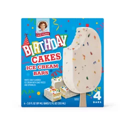 Little Debbie Birthday Cake Ice Cream Bars