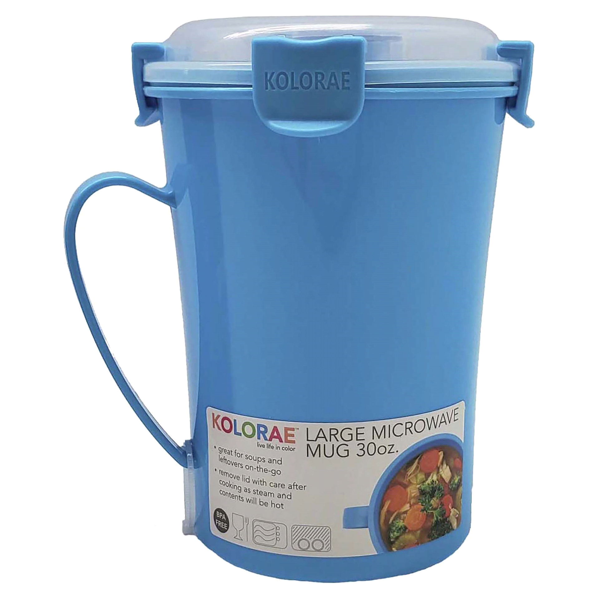 slide 9 of 13, Kolorae Large Microwave Mug 30Oz Astd - Ea, 30 oz