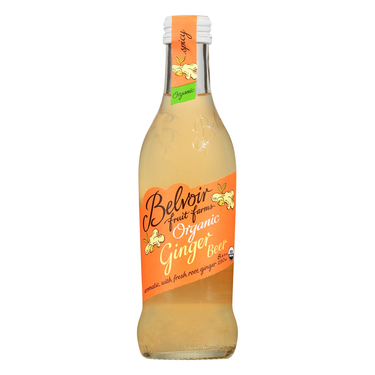 slide 6 of 13, Belvoir Organic Spicy Ginger Beer - 8.4 oz, 8.4 oz